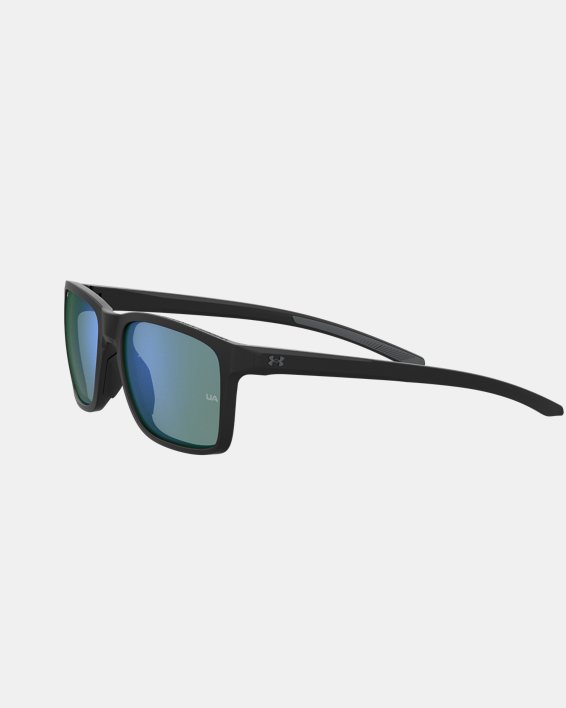 Unisex UA Hustle TUNED™ Golf Sunglasses, Black, pdpMainDesktop image number 3